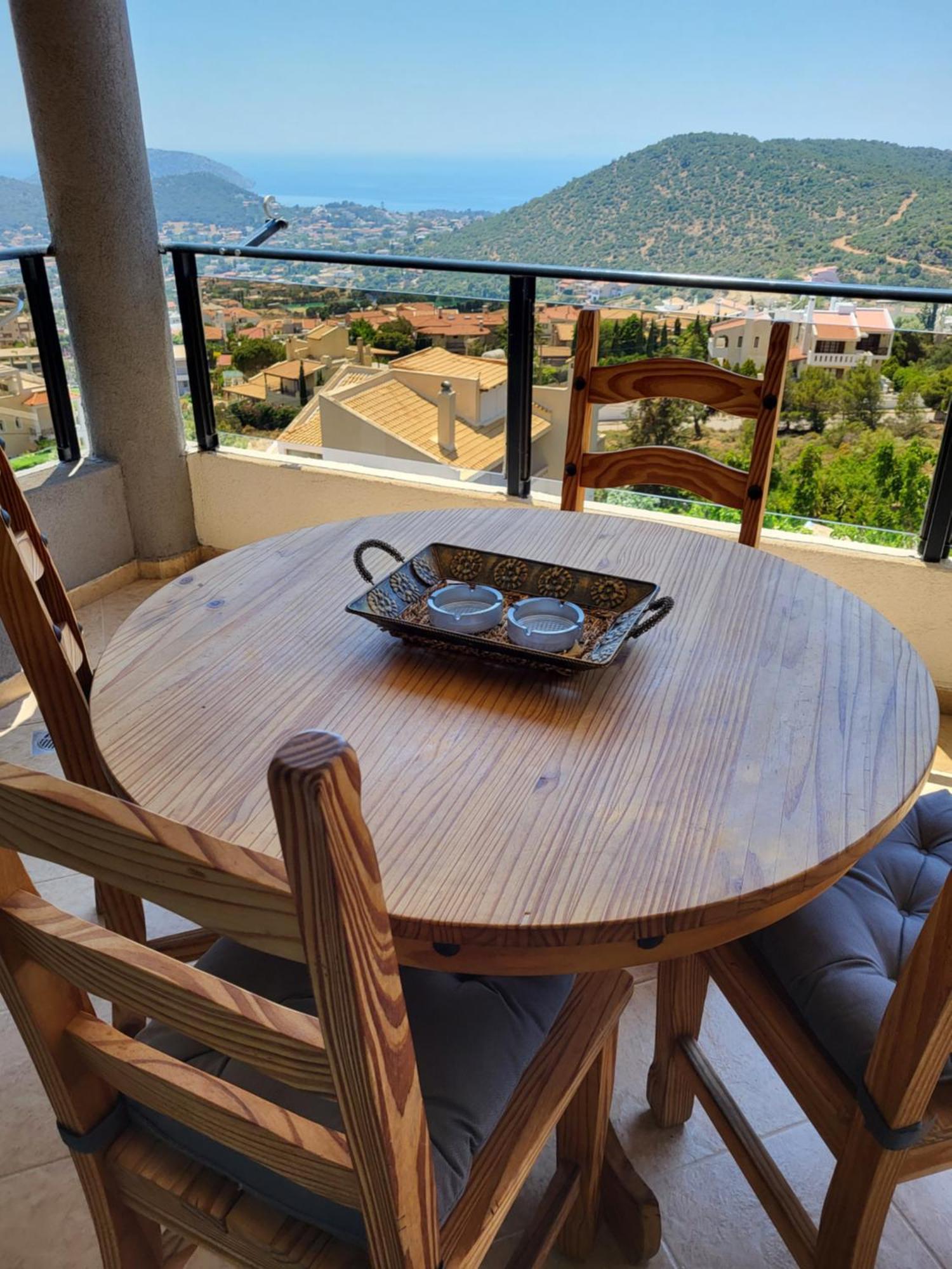 "Stergiou Luxury Apartment 2Nd Floor" Με Κοινη Πισινα Saronida Cameră foto